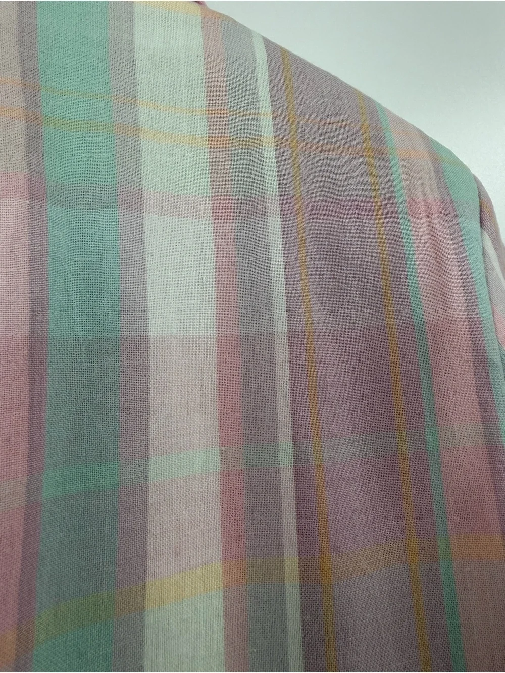 Lauren Ralph Lauren Blazer Pastel Madras Plaid